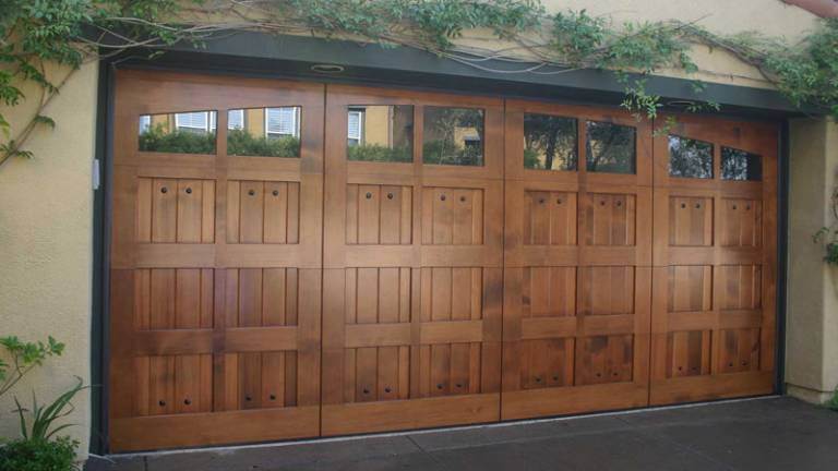 Carriage Style Garage Doors Dark